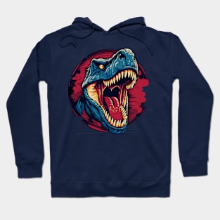 Roaring Ferocious Giganotosaurus Design Hoodie